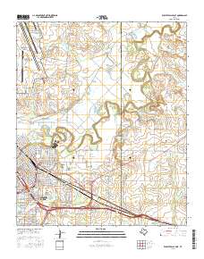 Wichita Falls East 2016 topographic map thumbnail