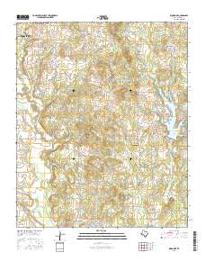Woodbine 2016 topographic map thumbnail