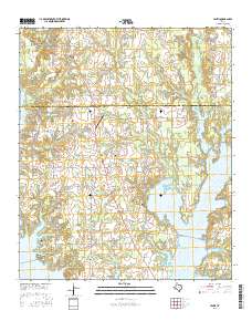 Yantis 2016 topographic map thumbnail