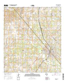 Yoakum 2016 topographic map thumbnail