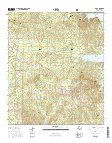 Zavalla 2016 topographic map thumbnail