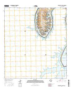 Zuberbueler Bend 2016 topographic map thumbnail