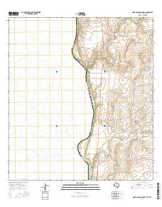 Arroyo Salado West 2016 topographic map thumbnail