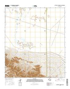 Bitter Well Mountain SW 2016 topographic map thumbnail