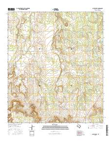 Bluff Creek 2016 topographic map thumbnail