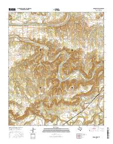 Brazos West 2016 topographic map thumbnail