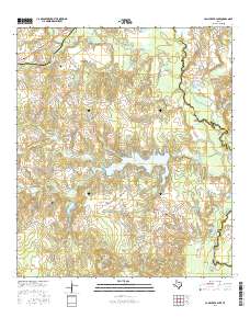 Camp Creek Lake 2016 topographic map thumbnail