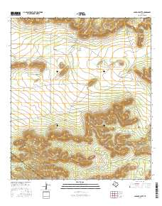 Cap Rock Butte 2016 topographic map thumbnail