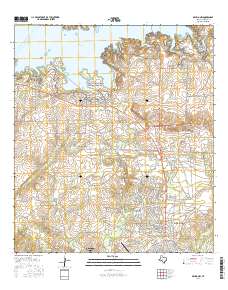 Del Rio NW 2016 topographic map thumbnail