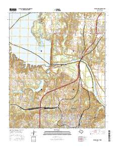 Denison Dam 2016 topographic map thumbnail
