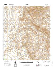 Eagle Mountains SE 2016 topographic map thumbnail