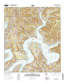 Mansfield Dam 2016 topographic map thumbnail