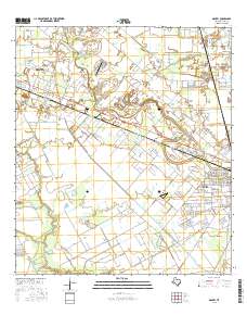Manvel 2016 topographic map thumbnail