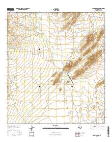 Maravillas Gap 2016 topographic map thumbnail