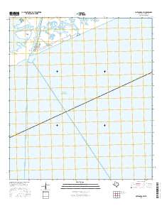 Matagorda SW 2016 topographic map thumbnail