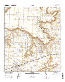 McCamey North 2016 topographic map thumbnail