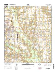 McKinney East 2016 topographic map thumbnail