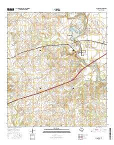 McQueeney 2016 topographic map thumbnail