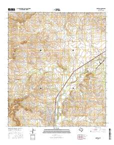 Mertzon 2016 topographic map thumbnail