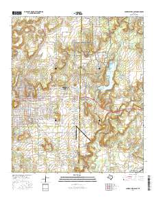 Mineral Wells East 2016 topographic map thumbnail