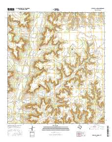 Mitchell Canyon 2016 topographic map thumbnail