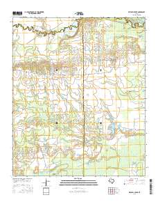 Mitchell Creek 2016 topographic map thumbnail