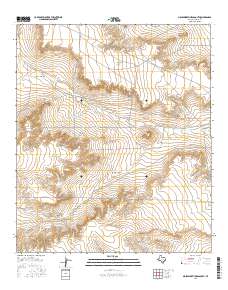 Molesworth Mesa South 2016 topographic map thumbnail