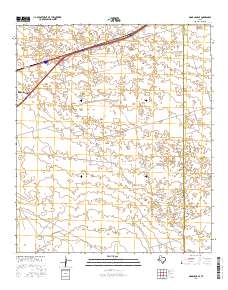 Monahans SE 2016 topographic map thumbnail