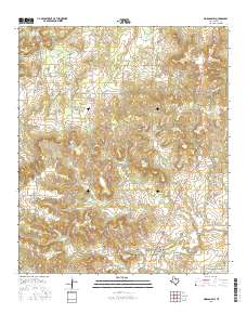 Morgan Mill 2016 topographic map thumbnail