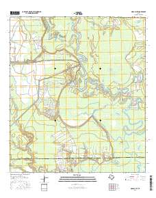 Moss Bluff 2016 topographic map thumbnail
