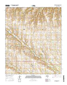 Muenster East 2016 topographic map thumbnail