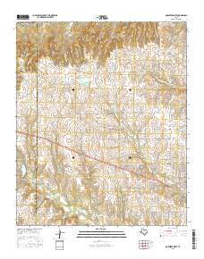 Muenster West 2016 topographic map thumbnail