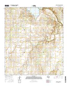 Mustang Creek 2016 topographic map thumbnail