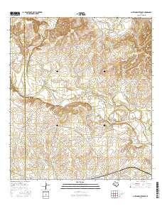 Mustang Waterhole 2016 topographic map thumbnail