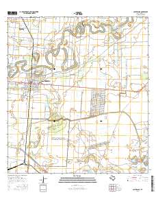 Los Fresnos 2016 topographic map thumbnail
