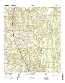 Lovelady North 2016 topographic map thumbnail
