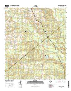 Lovelady South 2016 topographic map thumbnail