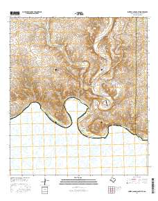 Lozier Canyon South 2016 topographic map thumbnail