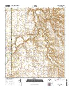 Lueders East 2016 topographic map thumbnail