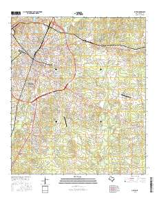 Lufkin 2016 topographic map thumbnail
