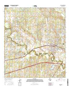 Luling 2016 topographic map thumbnail