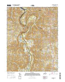 Alexandria 2016 topographic map thumbnail