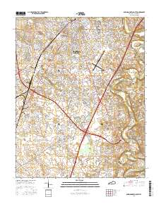 Bowling Green South 2016 topographic map thumbnail