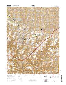 Bardstown 2016 topographic map thumbnail