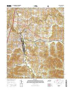 Corbin 2016 topographic map thumbnail