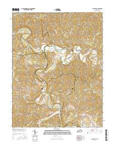 Claysville 2016 topographic map thumbnail