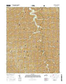 Creekville 2016 topographic map thumbnail