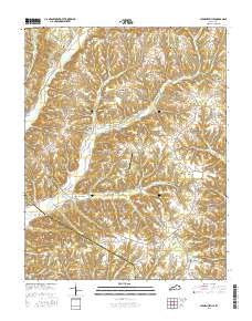 Clementsville 2016 topographic map thumbnail