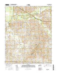 Cayce 2016 topographic map thumbnail