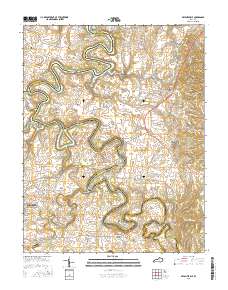 Bryantsville 2016 topographic map thumbnail